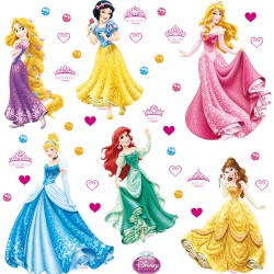 Стикери за стена Disney. Принцеси Стикери за стена Disney. Принцеси