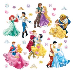 Стикери за стена Disney Принцеси на бал Стикери за стена Disney Принцеси на бал