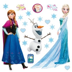 Стикери за стена Disney. Елза, Ана и Олаф Стикери за стена Disney. Елза, Ана и Олаф