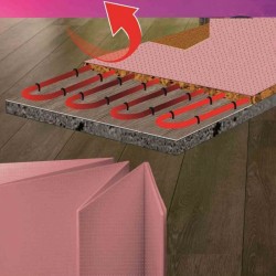 Екструдиран полистирол XPS (фибранова подложка за подово отопление)