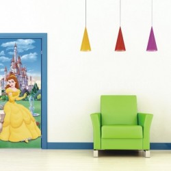 Детски фототапет -Красавицата и замъка 90х202см