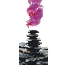 Фототапет Камъни - Орхидея