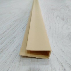 ПВЦ Завършващ профил за ламперия - Бор