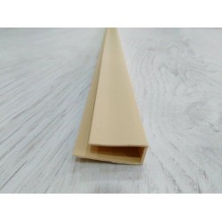 ПВЦ Завършващ профил за ламперия - Бор
