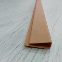 ПВЦ Завършващ профил за ламперия - Череша