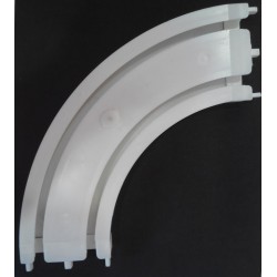 Ъгъл за двоен ПВЦ корниз