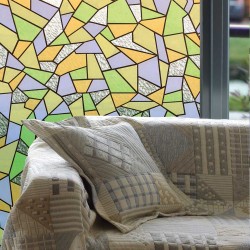 Самозалепващо фолио Витраж начупено стъкло цветно