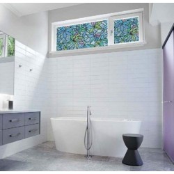 Самозалепващо  фолио Витраж Син джел