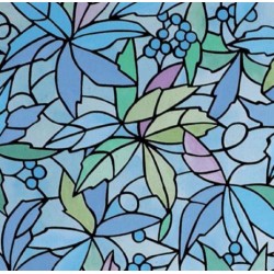 Самозалепващо  фолио Витраж Син джел