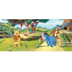 Детски фототапет Мечо Пух парти 202х90см