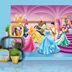 Фототапет Дисни Стандарт Принцеси карнавал 252х182 см