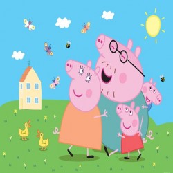 Фототапет Дисни Премиум Прасето Пепа 155х110 см