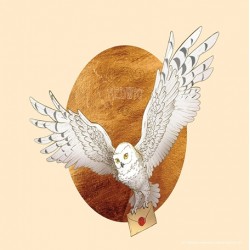 Фототапет Дисни Премиум Хари Потър сова 155х110 см