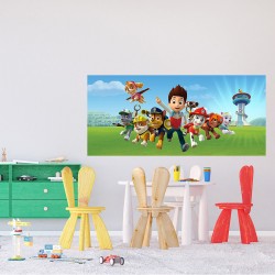 Фототапет Дисни Премиум Пес Патрул и Райдър 170х75 см