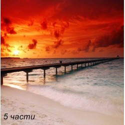фототапет jetty in sunset фототапет jetty in sunset