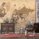 Фототапет Премиум Винтидж карта на света