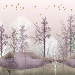 Фототапет Премиум Виолетова гора