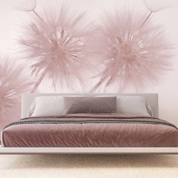 Фототапет Премиум Розови глухарчета