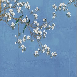 Фототапет Премиум Пролет синьо