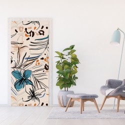 Фототапет Премиум Графични цветя