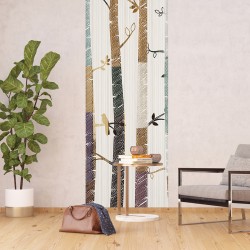 Фототапет Премиум Графични дървета