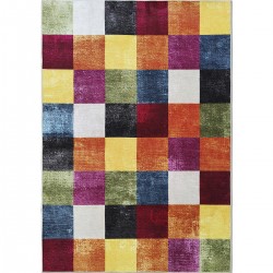 Килим Хималая квадрати жълто-оранжеви