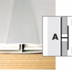 ПВЦ Свързващ профил за Ламперия