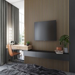 3D СТЕНЕН ПАНЕЛ LINERIО L-Line Мока