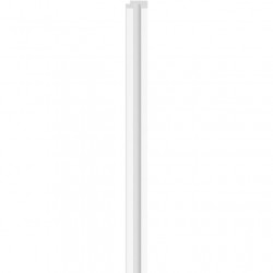 Десен завършващ профил Linerio S-Line Бял