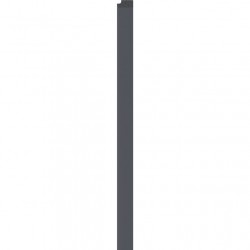 Десен завършващ профил Linerio S-Line Антрацит
