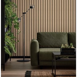 3D Стенен панел linerio m-line natural-black