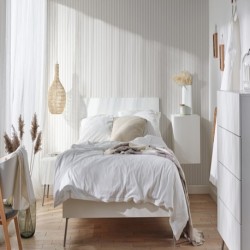 3D Стенен панел linerio xs line oval white