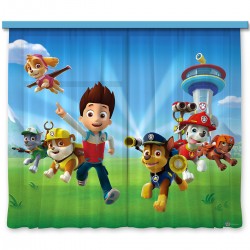 Перде Дисни Пес Патрул и Райдър 180х160х2 части