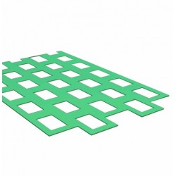 Екструдиран полистирол XPS (фибранова подложка за подово отопление)