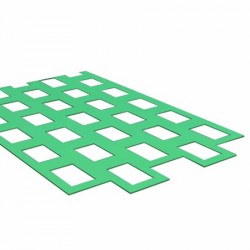 Екструдиран полистирол XPS (фибранова подложка за подово отопление)