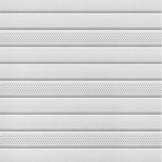 Облицовка за стрехи - винилов софит Бял Перфориран