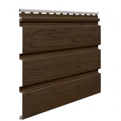 Облицовка за стрехи - винилов софит Орех Неперфориран