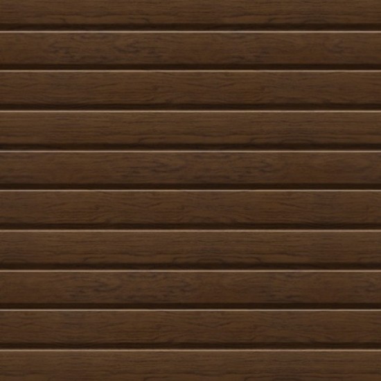 Облицовка за стрехи - винилов софит Орех Неперфориран