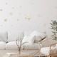 Стикер Графични цветя 30х30 см