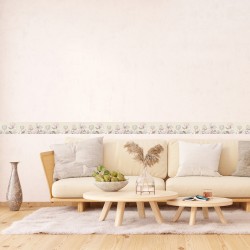 Самозалепващ фриз Розови цветя 138х500 см