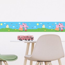 Самозалепващ фриз Дисни Прасето Пепа 97х500 см