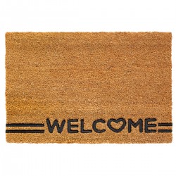 Изтривалка от Кокос  и Гума Руко Релеф WELCOME Сърце