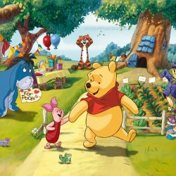 Детски Фототапет Мечо Пух и приятели