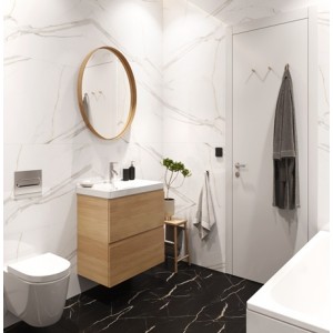 Винил SPC STONE Calacatta Black