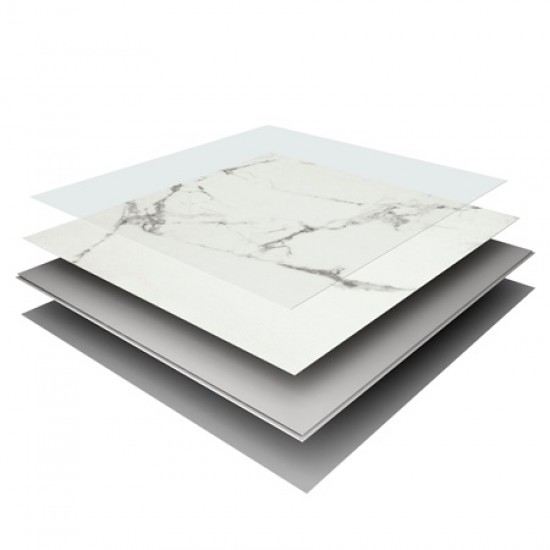 Винил SPC STONE Calacatta Snow