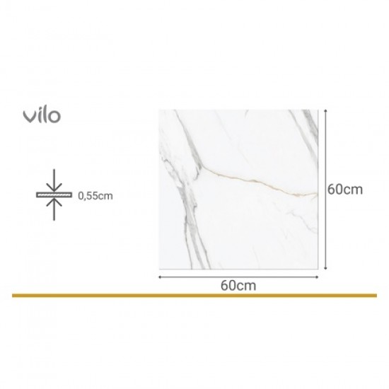 Винил SPC STONE Calacatta White