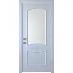 Интериорна врата Дона - Бяла Остъклена