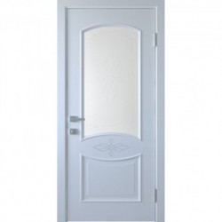 Интериорна врата Дона - Бяла Остъклена