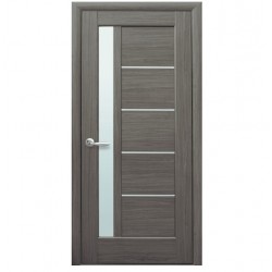 Интериорна врата Грета - Сива Остъклена