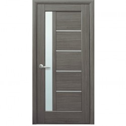 Интериорна врата Грета - Сива Остъклена